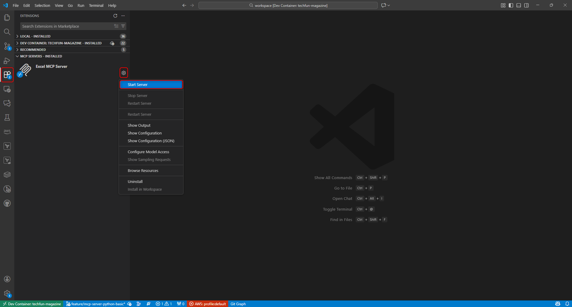 MCPサーバーの起動方法