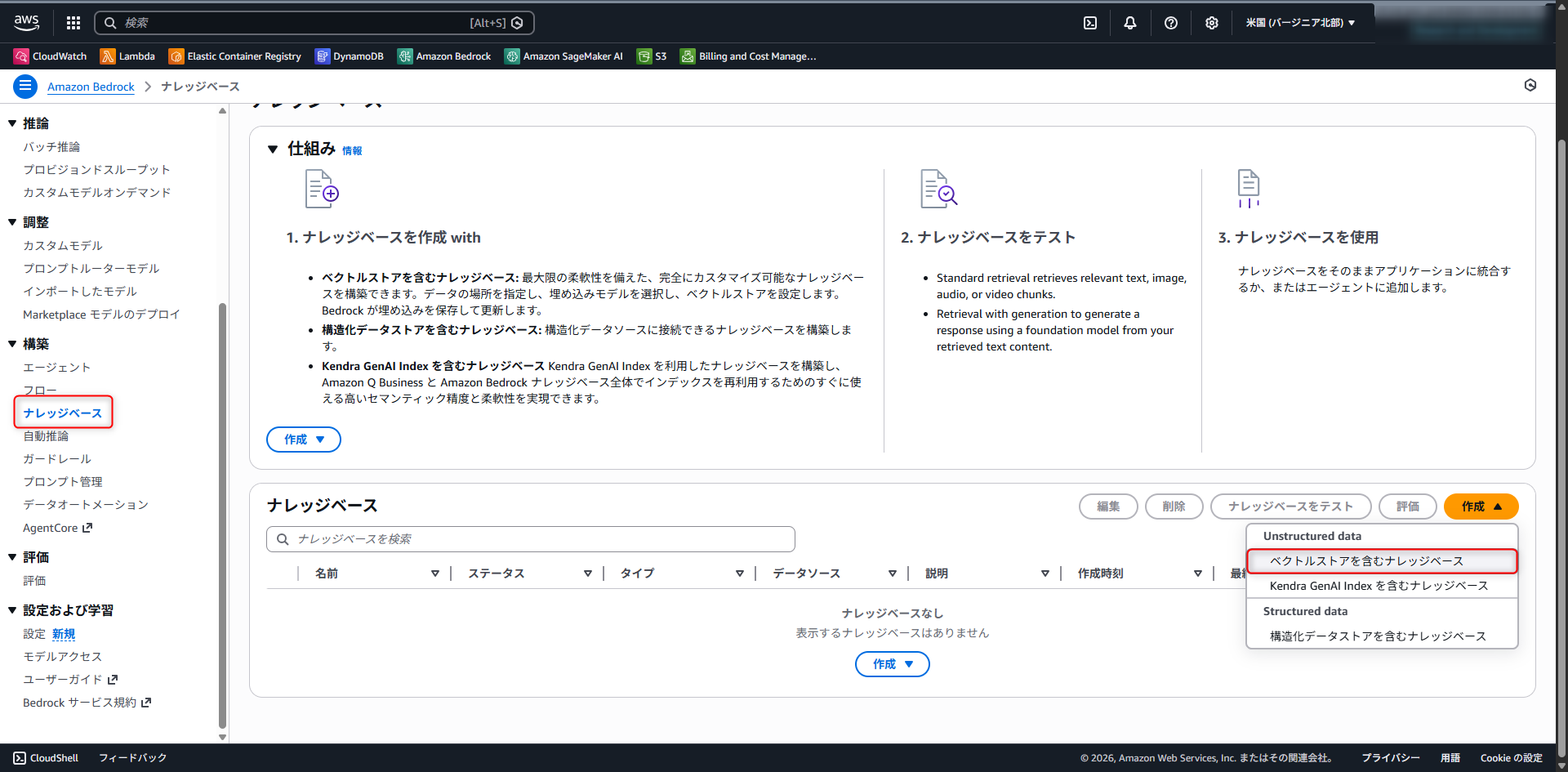 Knowledge Baseの構成図